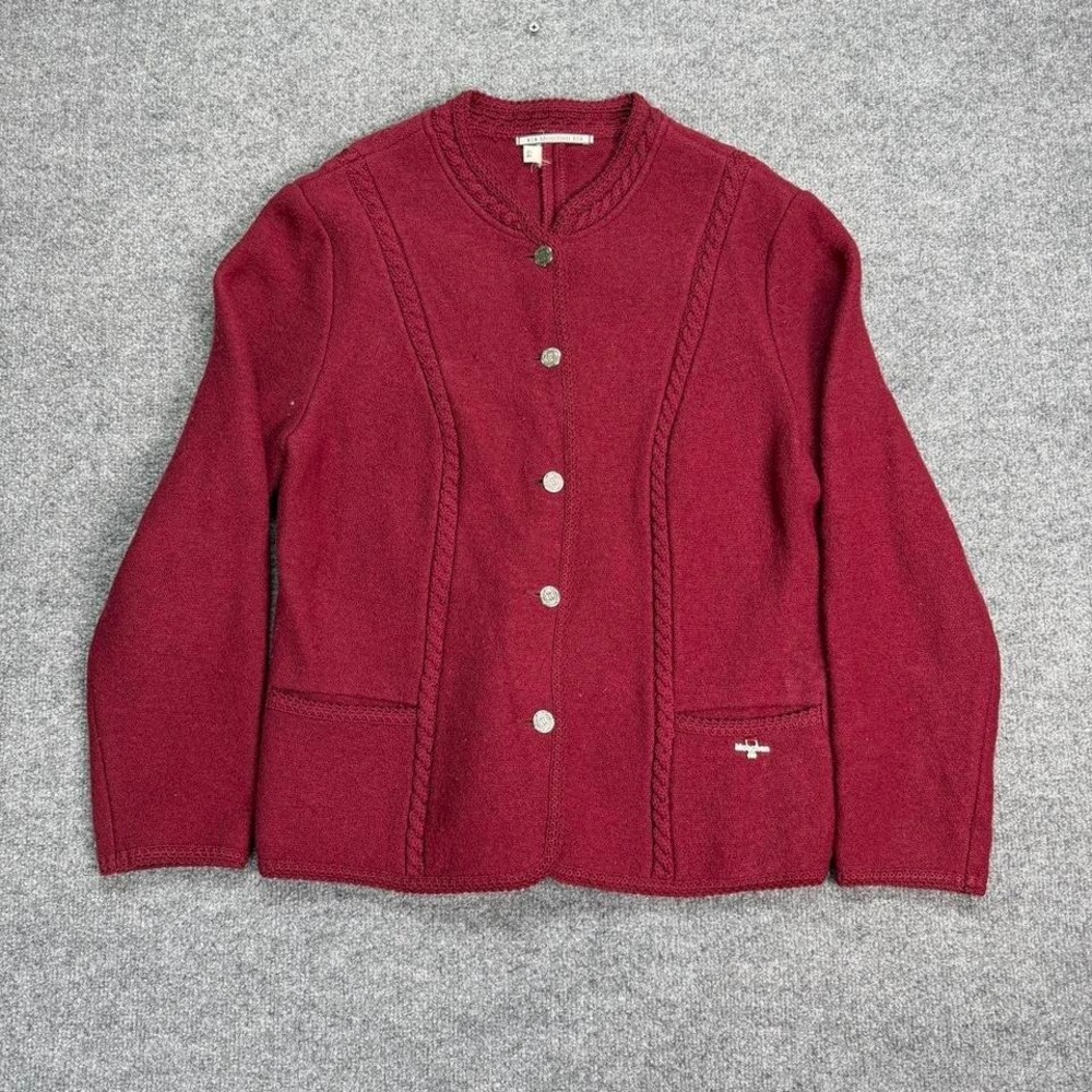 Vtg 80s/90s Moschen sweater cardigan women's size 44